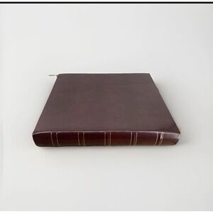 Gallery Leather Photo Album Burgundy Large 3 Ring Binder 8x10 Archival NWT
